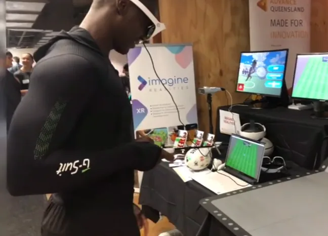 Body tracking interactive installation